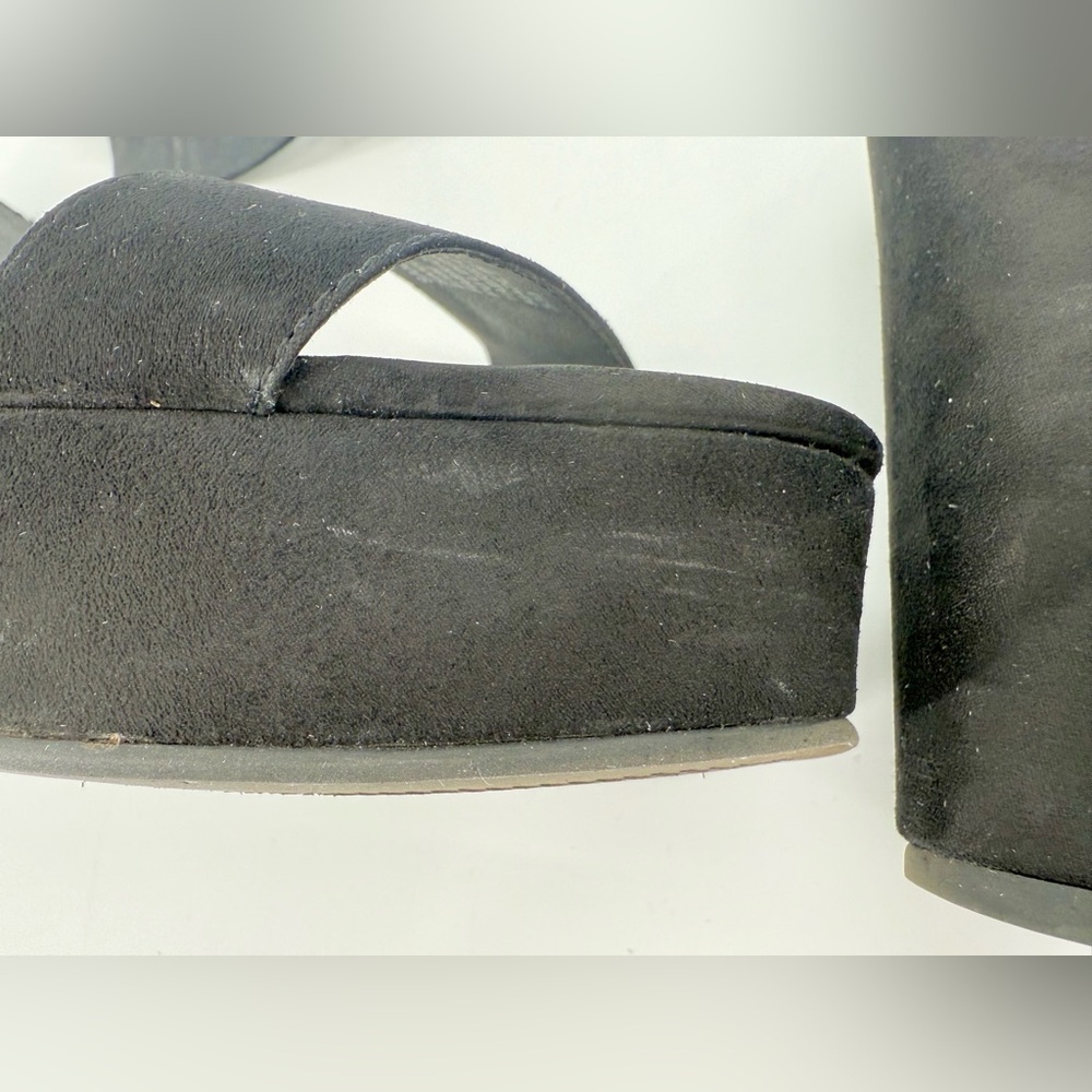 Steve Madden Elegant Black Wedge Heels - Picture 7 of 12